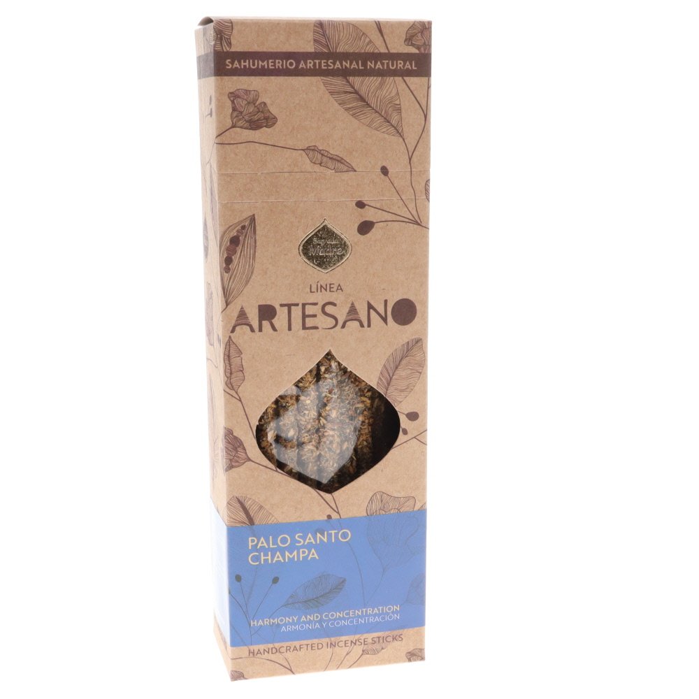 Sagrada Madre Incense Artesano Palo Santo- Champa X30