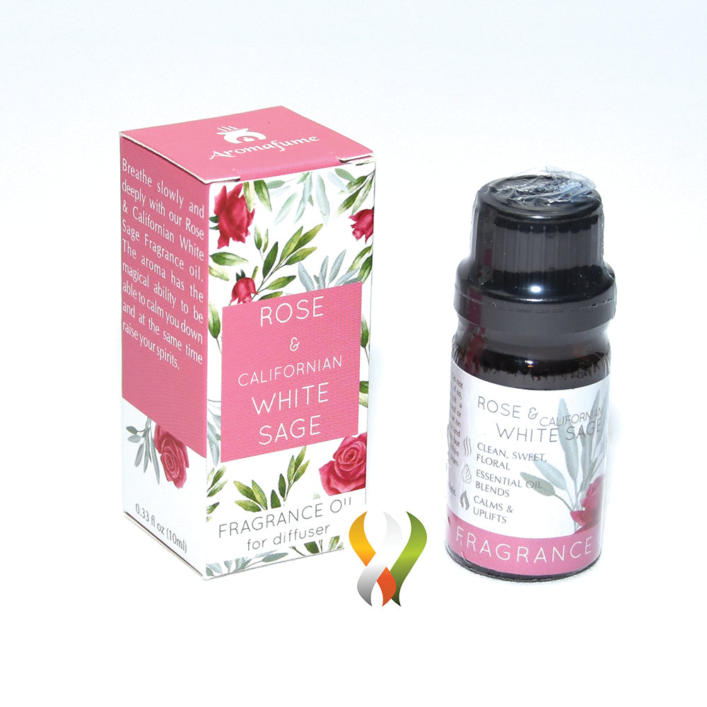Aromafume White Sage & Rose - Essential Oil Diffuser Blends