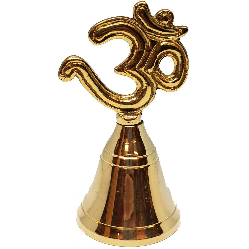 OM Brass Altar Bell - 5.5cm x 11cm