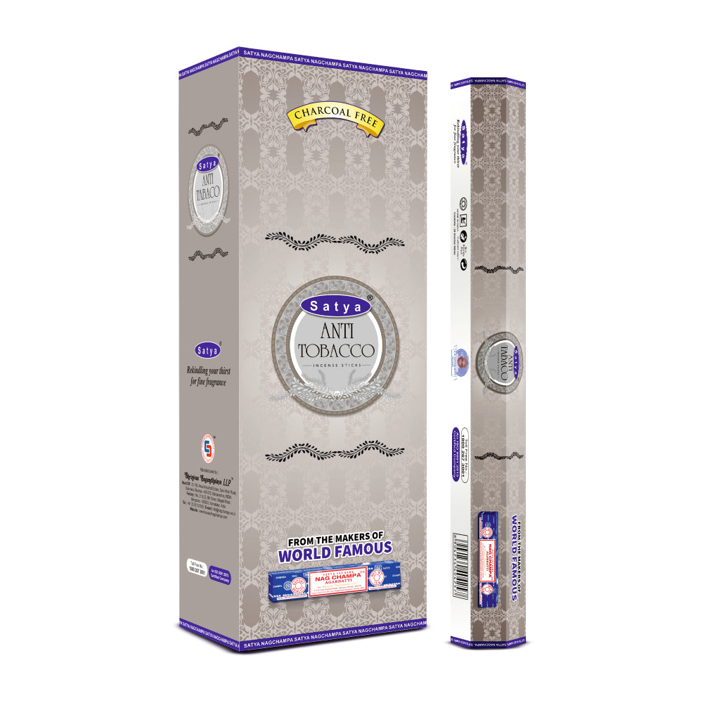 Satya Incense Anti Tobacco Hexa - 20 Sticks