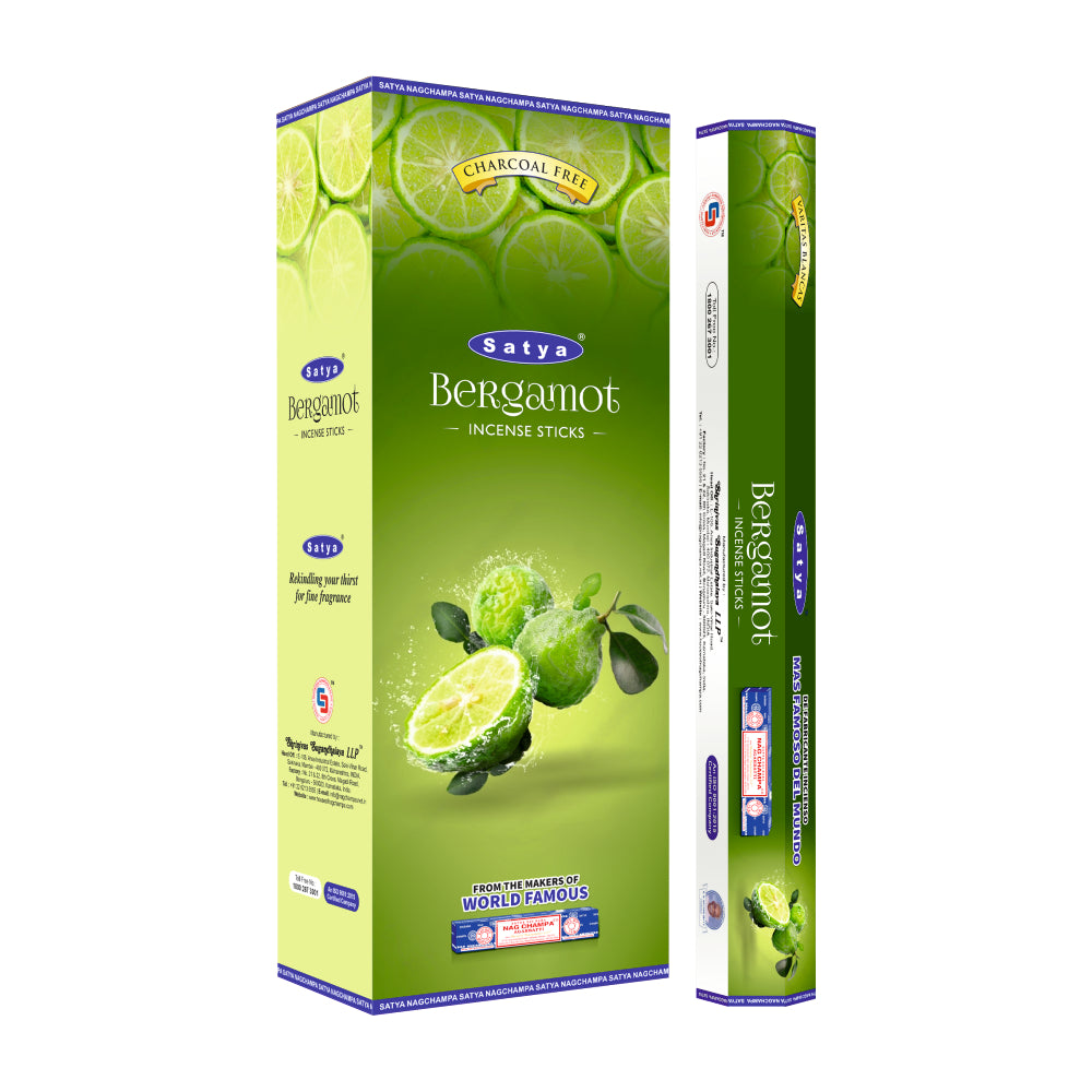 Satya Incense Bergamot Hexa - 20 Sticks
