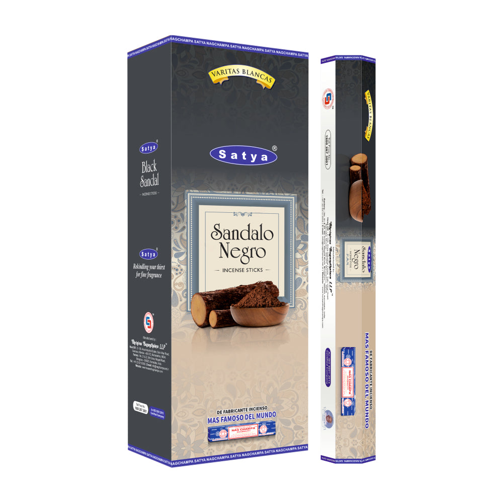 Satya Incense Black Sandal Hexa - 20 Sticks