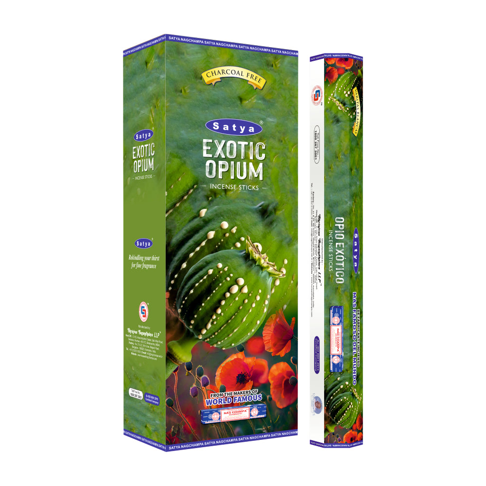 Satya Incense Exotic Opium Hexa - 20 Sticks