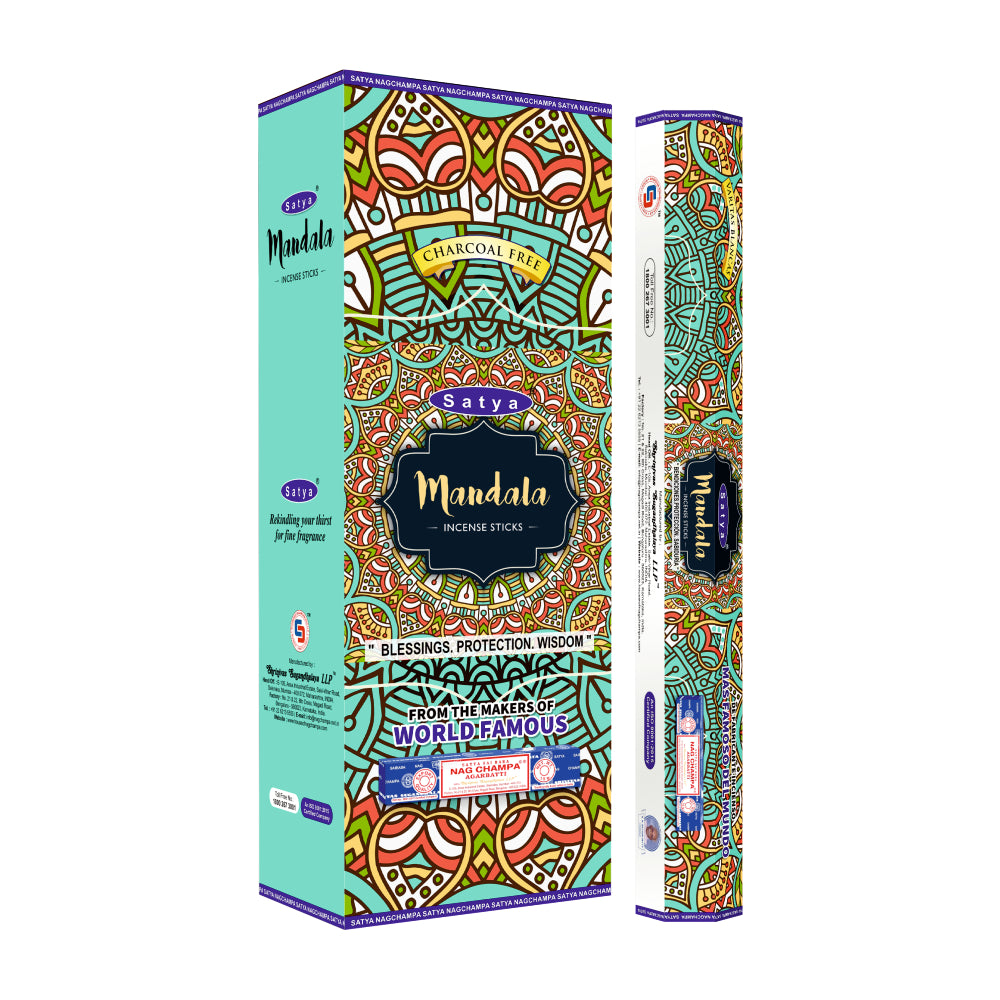 Satya Incense Mandala Hexa - 20 Sticks