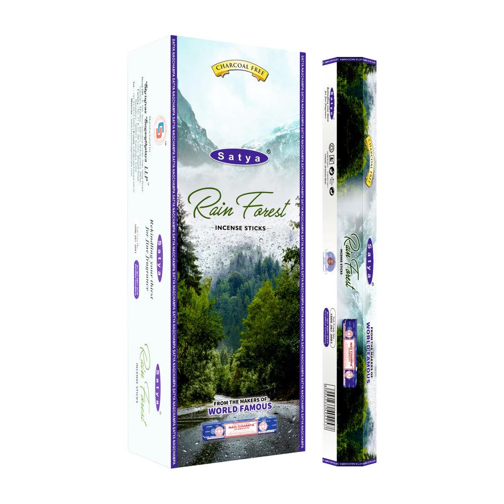 Satya Incense Rain Forest Hexa - 20 Sticks