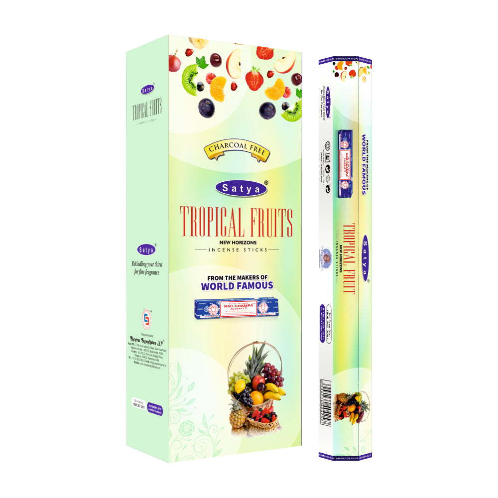 Satya Incense Tropical Fruit Hexa - 20 Sticks