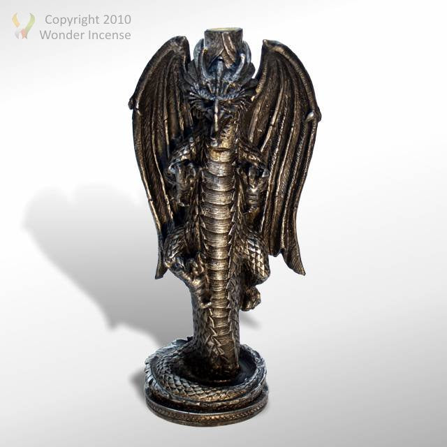 Dragon Candle/Cone Diffuser - Blk/Lead