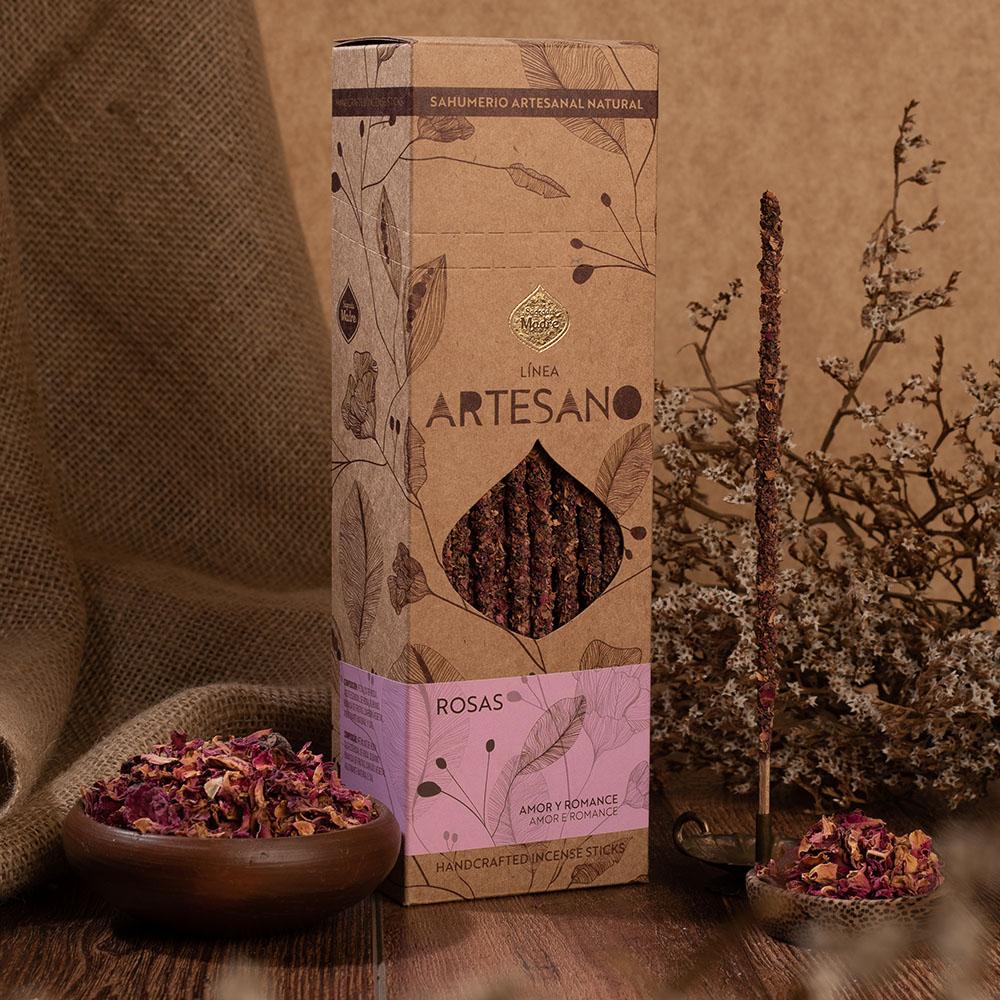 Sagrada Madre Incense Artesano Rose X30
