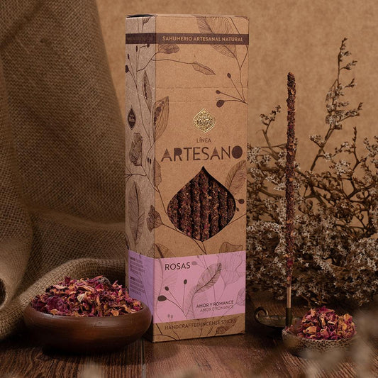 Sagrada Madre Incense Artesano Rose X30