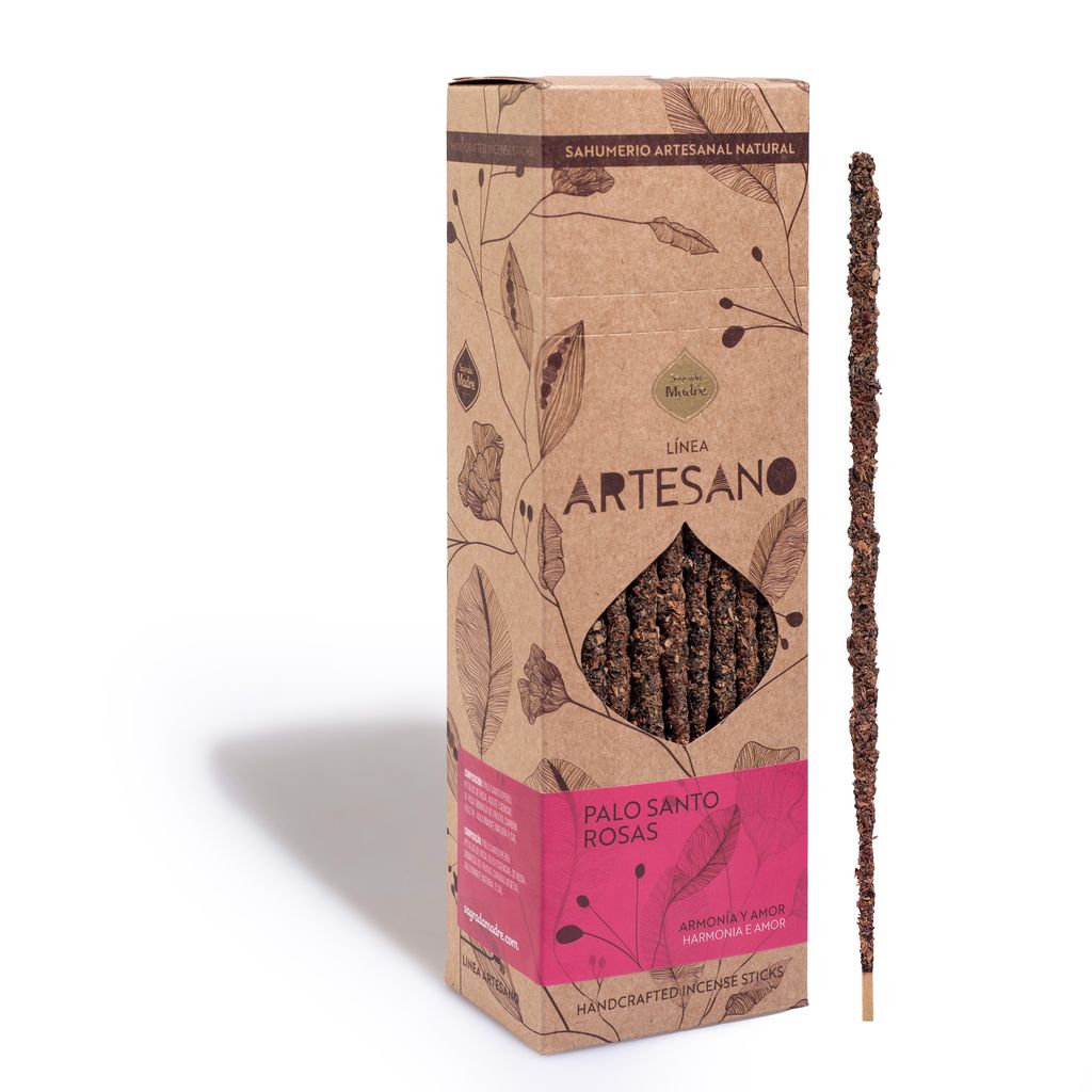 Sagrada Madre Incense  Artesano Palo Santo - Rose X30