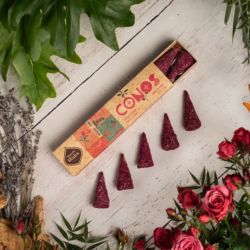 Sagrada Madre Cones Roses Petals