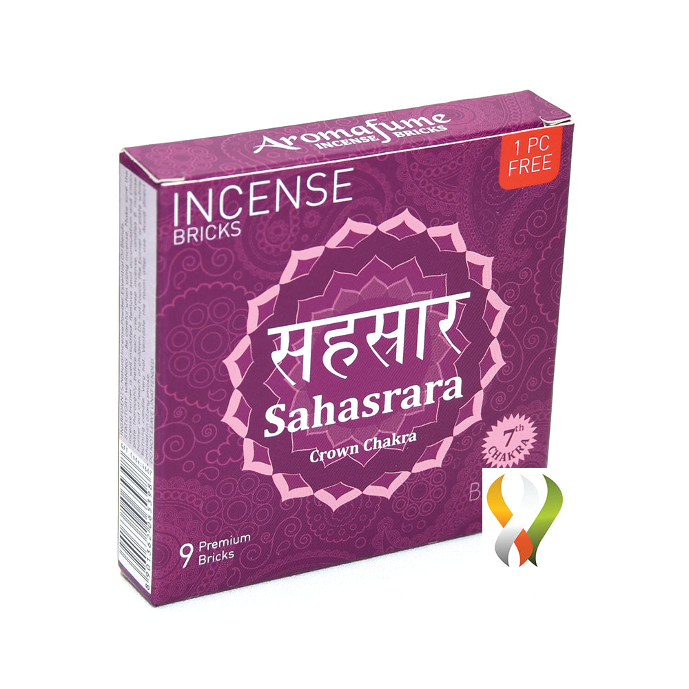 Sahasrara Chakra (Crown) Incense Bricks