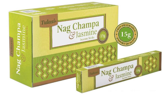 Nag Champa and Jasmine Incense 15 Sticks