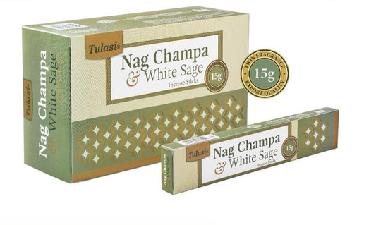 Nag Champa and White Sage Incense 15 Sticks
