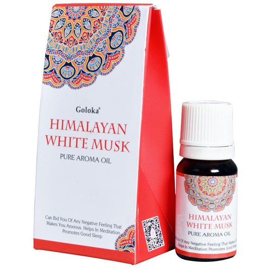 Goloka Himalayan White Musk Aroma Oil 10ml