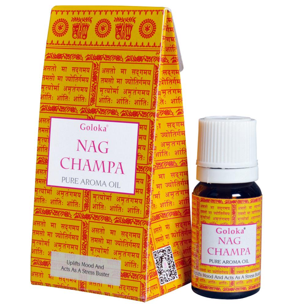 Goloka Nag Champa Aroma Oil 10ml