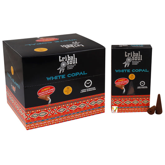 Tribal Soul Incense White Copal Backflow Cones