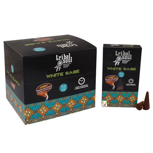 Tribal Soul Incense White Sage Backflow Cones