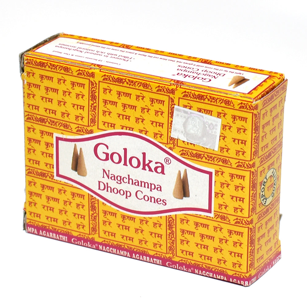 Goloka Incense Nag Champa Cones