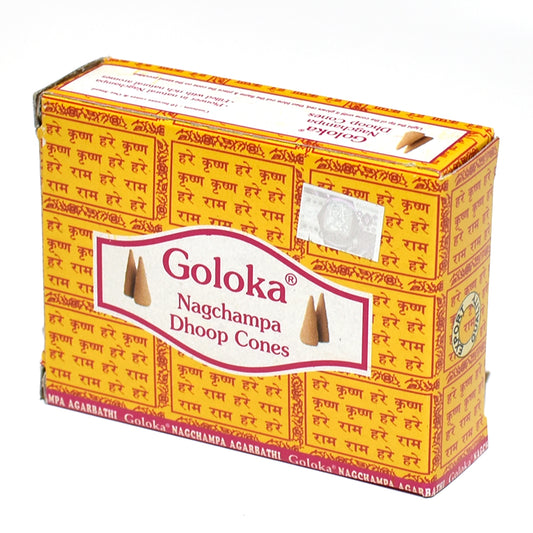 Goloka Incense Nag Champa Cones