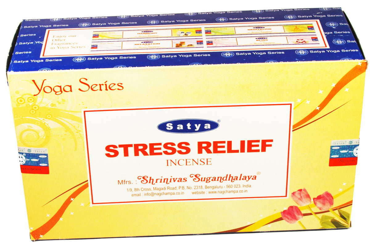 Satya Incense Stress Relief 15g (Yoga Series)