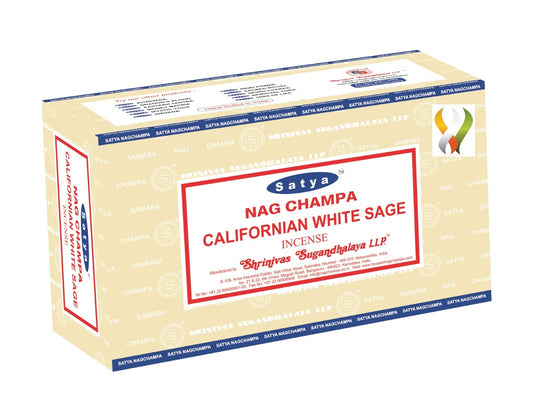 Satya Incense Californian White Sage 15g