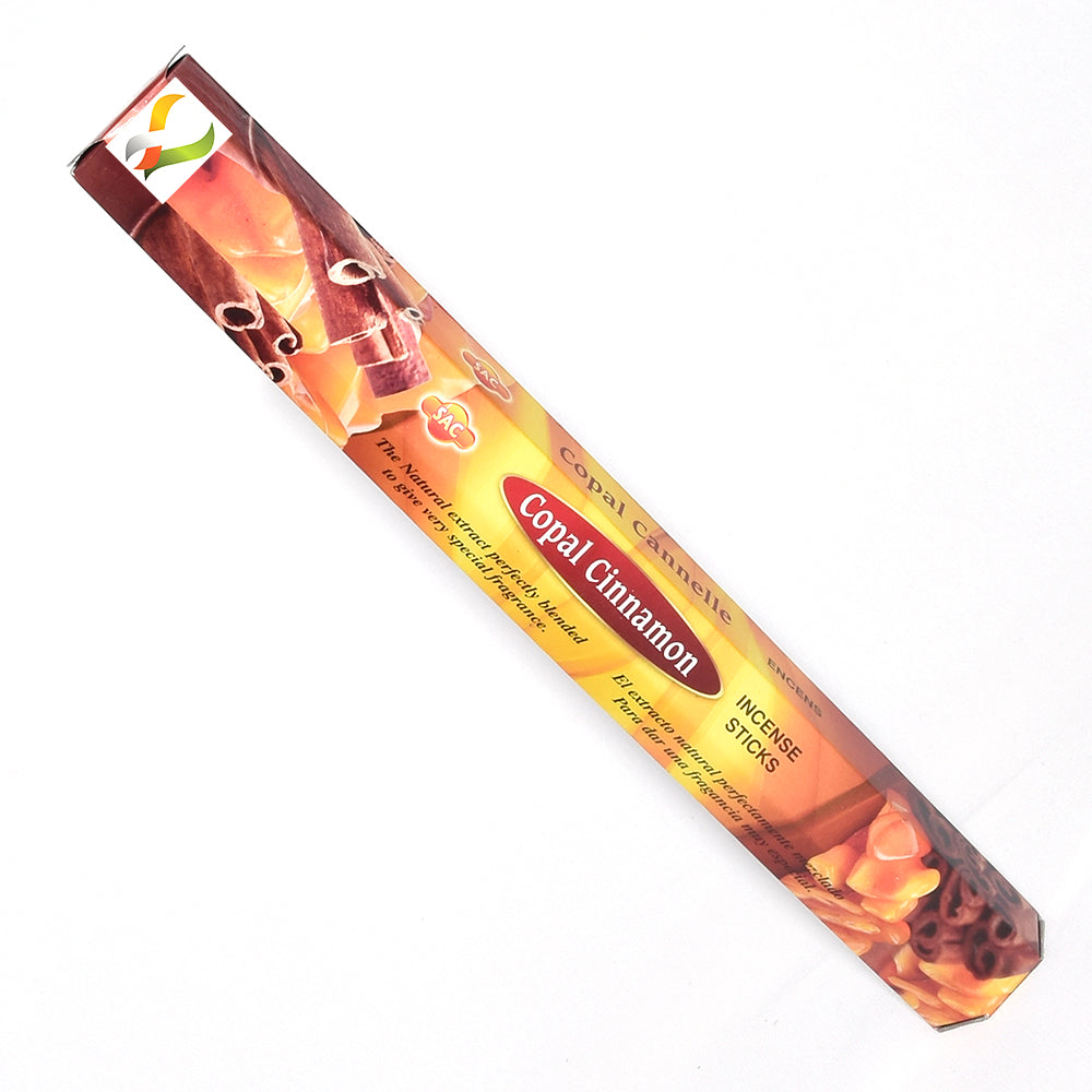 SAC Incense Copal Cinnamon Hexa