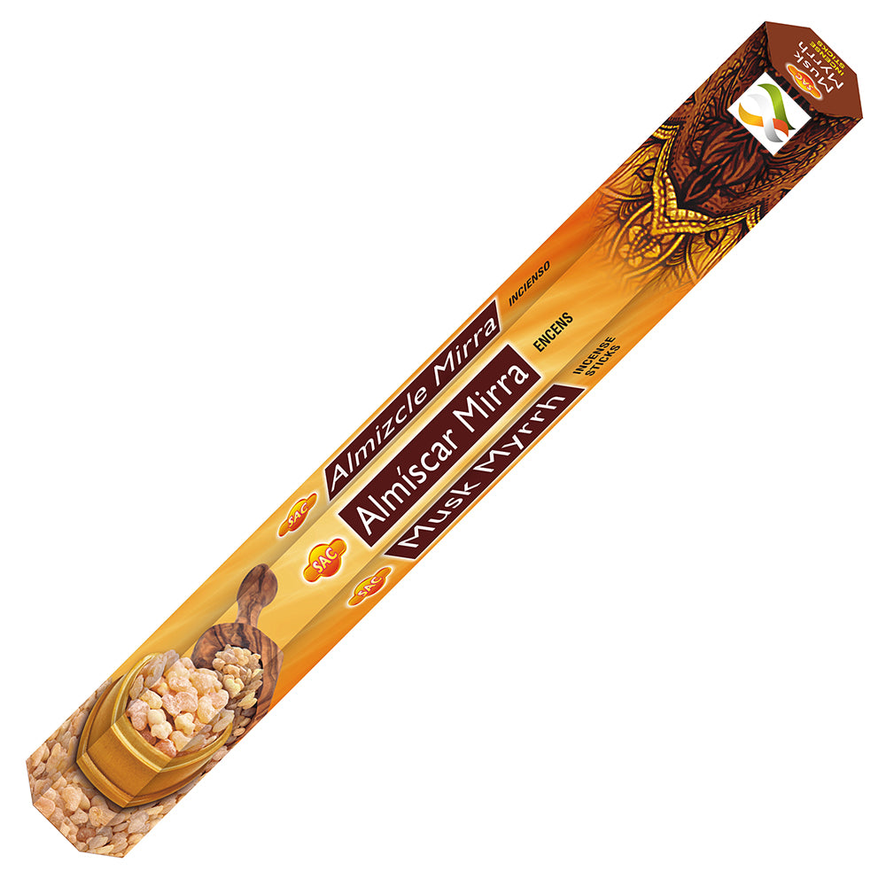SAC Incense Musk Myrrh Hexa
