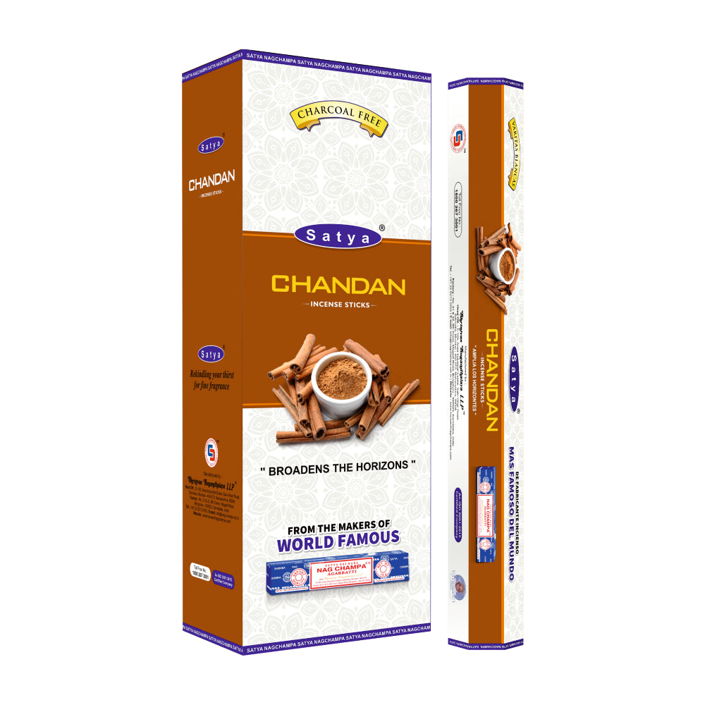 Satya Incense Chandan Hexa - 20 Sticks