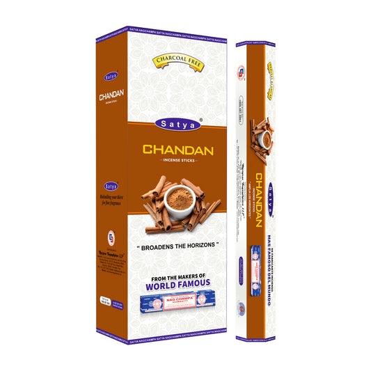 Satya Incense Chandan Hexa - 20 Sticks