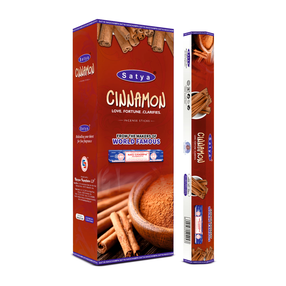 Satya Incense Cinnamon  Hexa - 20 Sticks