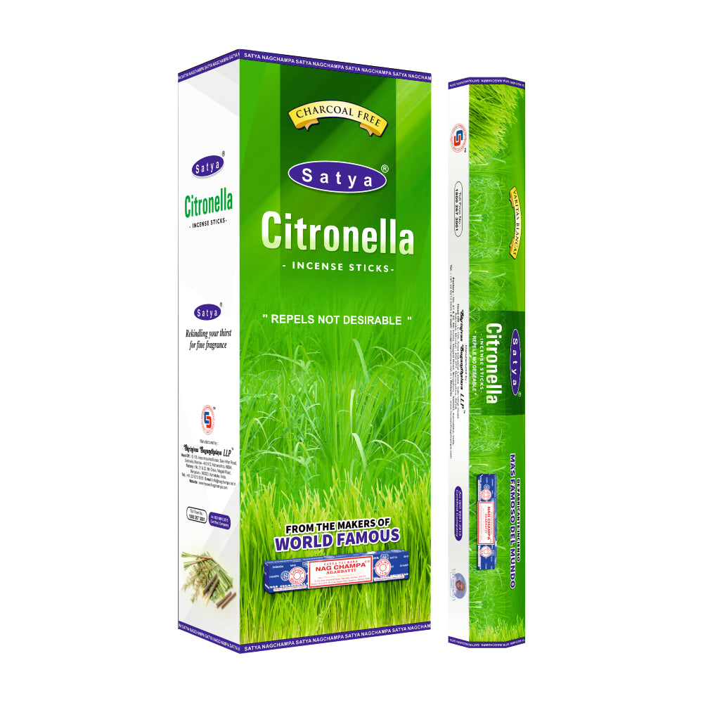 Satya Incense Citronella Hexa - 20 Sticks