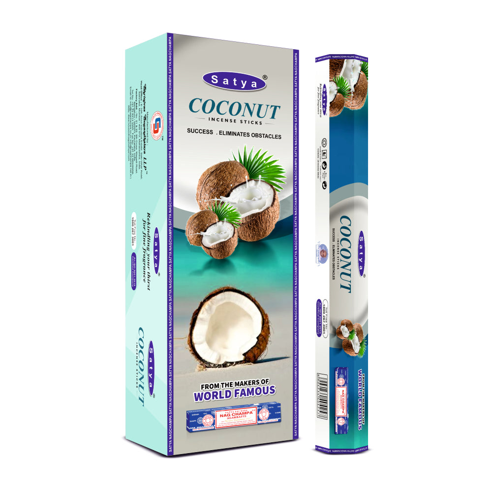 Satya Incense Coconut  Hexa - 20 Sticks