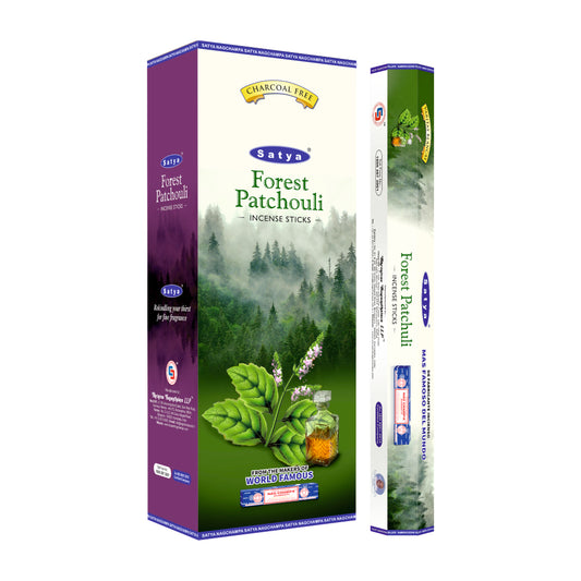Satya Incense Forest Patchouli Hexa - 20 Sticks
