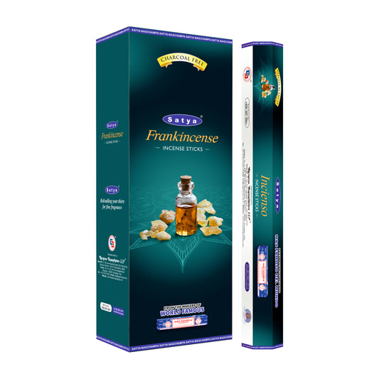 Satya Incense Frankincense Hexa - 20 Sticks