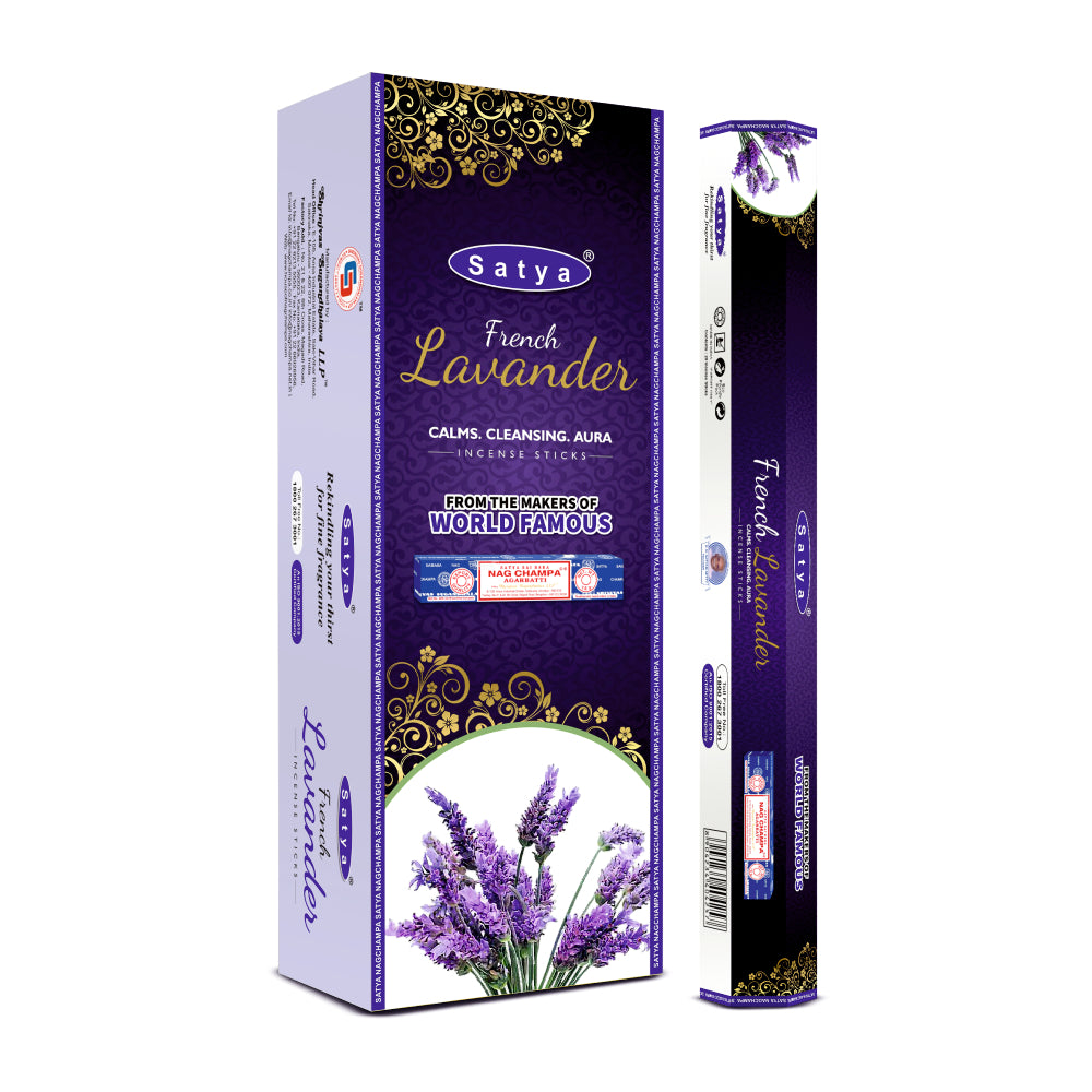 Satya Incense French Lavender Hexa - 20 Sticks