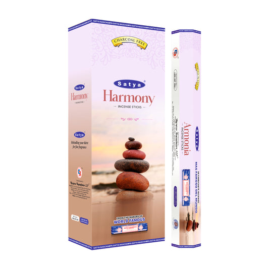 Satya Incense Harmony Hexa - 20 Sticks