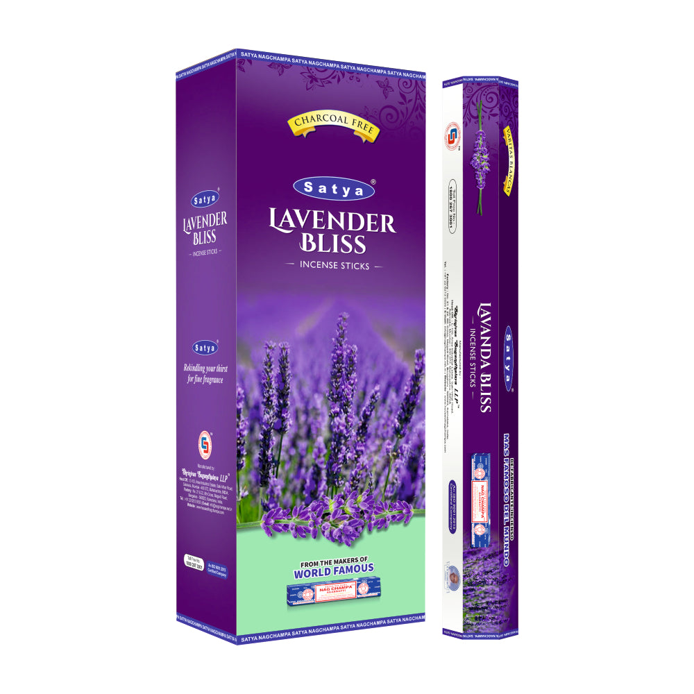 Satya Incense Lavender Bliss Hexa - 20 Sticks