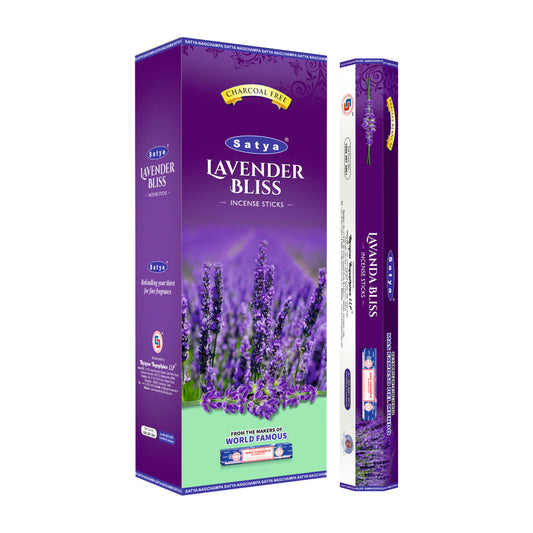 Satya Incense Lavender Bliss Hexa - 20 Sticks