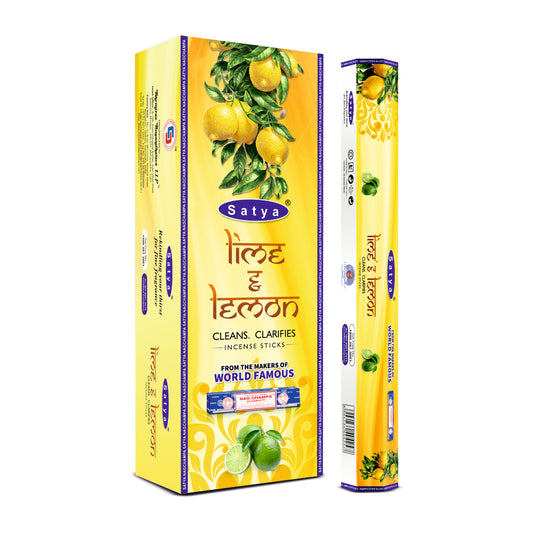 Satya Incense Lime & Lemon  Hexa - 20 Sticks
