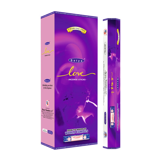 Satya Incense Love Hexa - 20 Sticks