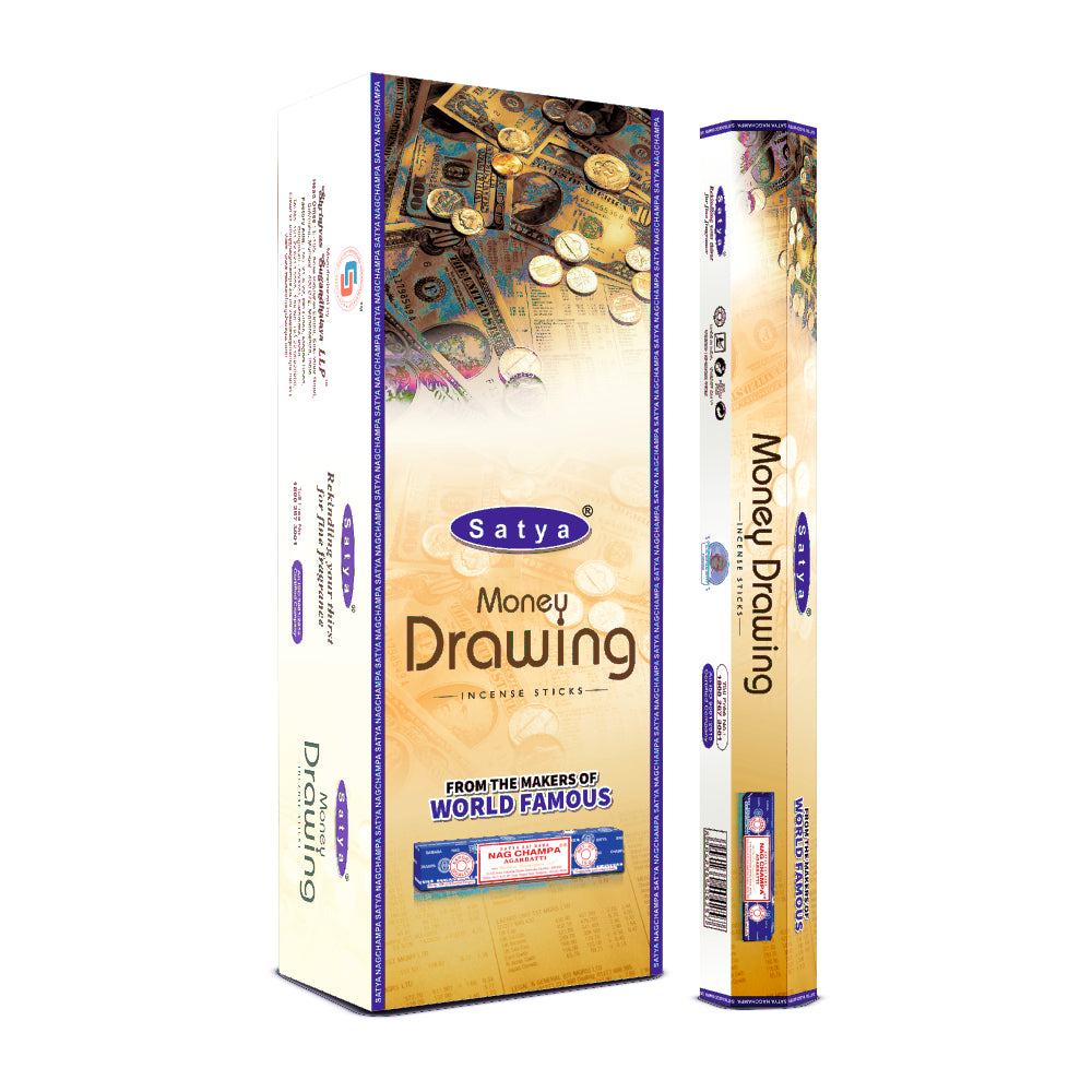 Satya Incense Money Drawing Hexa - 20 Sticks
