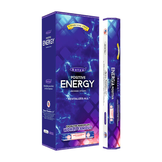 Satya Incense Positive Energy Hexa - 20 Sticks