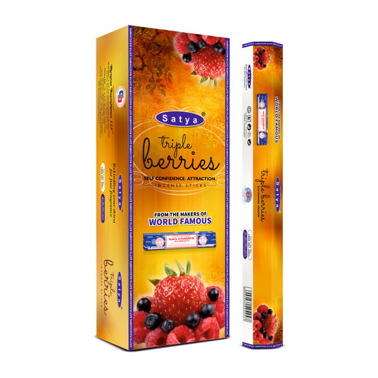 Satya Incense Tripple Berries Hexa - 20 Sticks