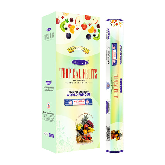 Satya Incense Tropical Fruit Hexa - 20 Sticks