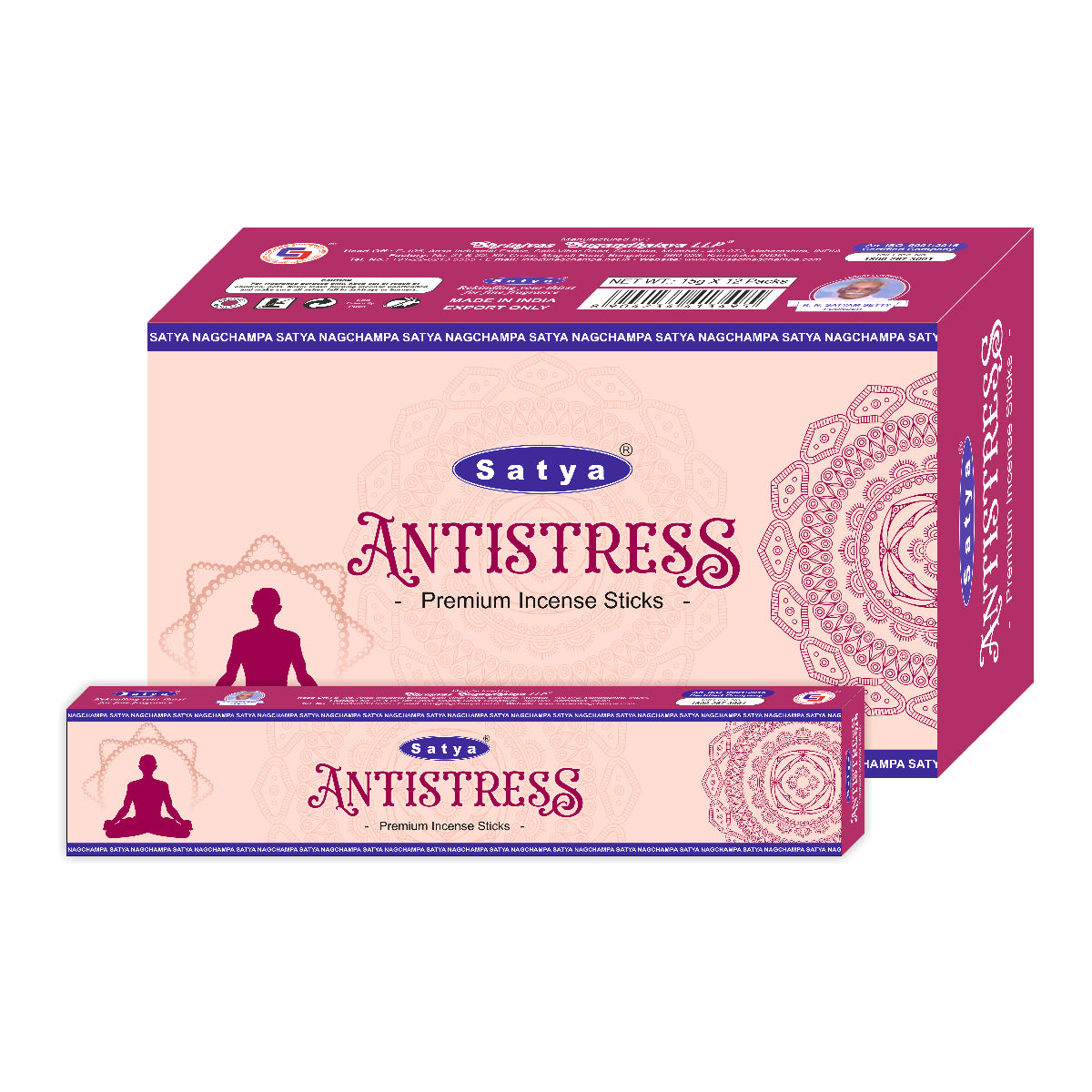 Satya Incense Premium Masala Anti Stress 15g