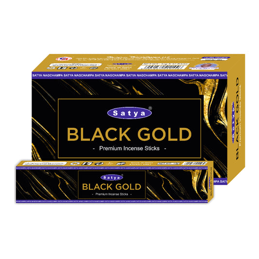 Satya Incense Premium Masala Black Gold 15g