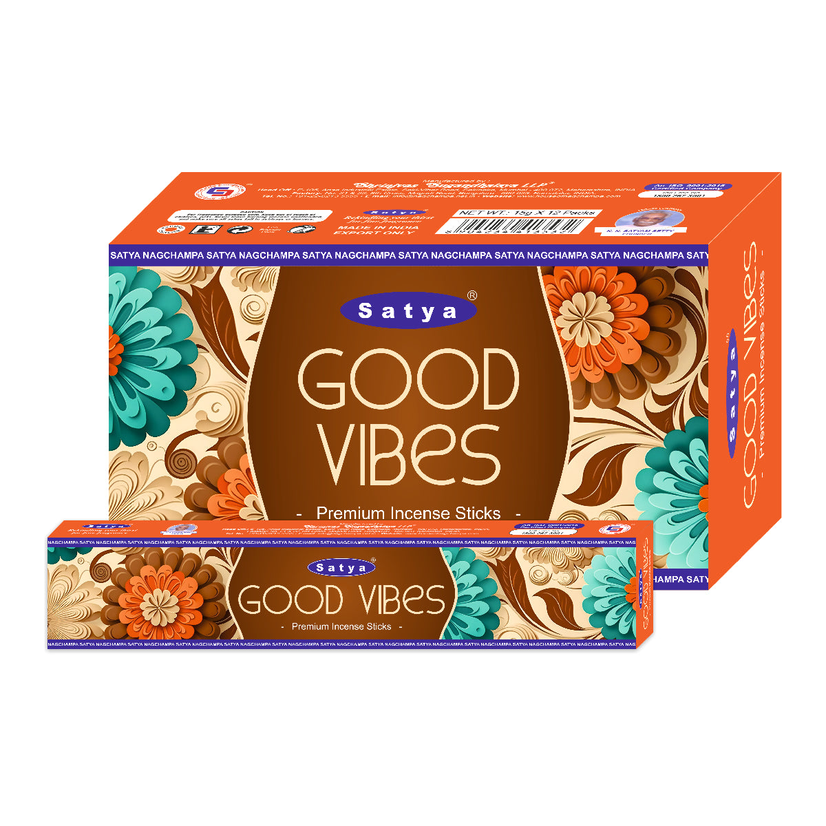 Satya Incense Premium Masala Good Vibes 15g