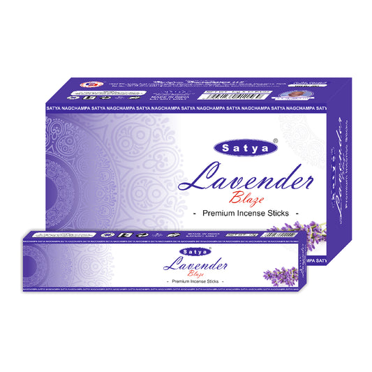 Satya Incense Premium Masala Lavender Blaze 15g