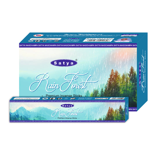 Satya Incense Premium Masala Rain Forest 15g